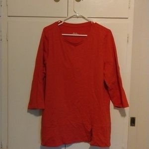 Scoop neck tunic